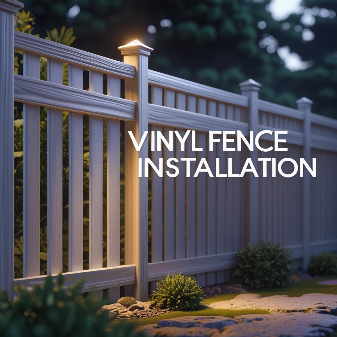 Vinyl Fence Installation Houston